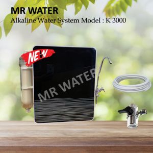 K3000 Alkaline Water Filter - 5-Stage Filtration System with Halal Certification - Korea Made - ABS Base and San Cover - Ceramic and Sediment Filters Included