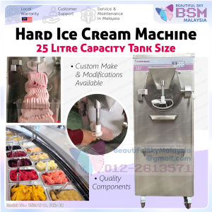 『RM16500』25 Litre Mesin Hard Ice Cream Gelato Sorbet Scoop Machine Aiskrim Corek Yogurt 25L Tabung Icecream Malaysia ㅤ