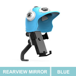 SEAMETAL Small Helmet Motorcycle Bicycle Mobile Phone Holder Waterproof Sunshade Shockproof Navigation Helmet Phone Holder