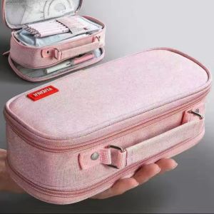 Large Capacity Aesthetic Multi-compartment Pencil Case Transparent Pen Pouch Organizer Kotak Pensel Beg Alat Tulis Kapasiti Besar Lutsinar Pelajar Sekolah Comel Premium Quality High Performanc #5416