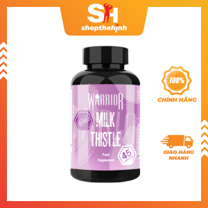 Warrior Milk Thistle (90 viên)  - Thực Phẩm Bổ Sung Giải Độc Gan Bảo Vệ Gan