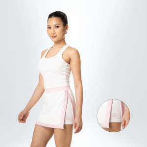Chân Váy Thể Thao Xẻ Tà Có Quần Bảo Hộ PKP049SKWW25 - Chân Váy Tennis Pickleball Tôn Dáng Co Dãn Thoải Mái