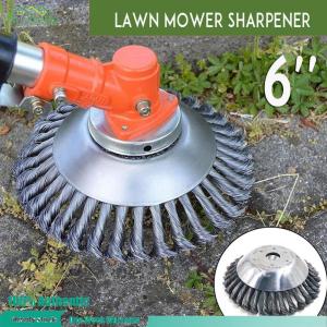 COD [จัดส่งฟรี] ลวดเหล็กเครื่องตัดหญ้าหัวตัดหญ้ากำจัดวัชพืชหัวสนิมเครื่องตัดแปรง