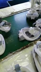 Popular swimming product direct from manufacturer: silicone childrens and diving mask snorkeling set gopro Outdoor swimming goggles