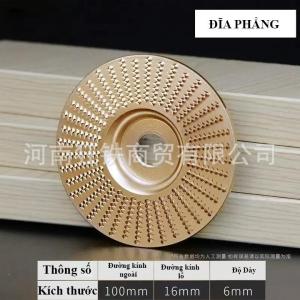Đĩa bào gỗ nhanh -Đĩa mài gỗ mài nhám phá gỗ cho máy cắt lắp máy cầm tay tiện lợi