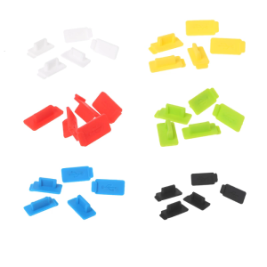 5 Pieces Standard USB Dust Plug Port Cover Easy to Insert and Remove Protects Devices from Dirt Grime Durable