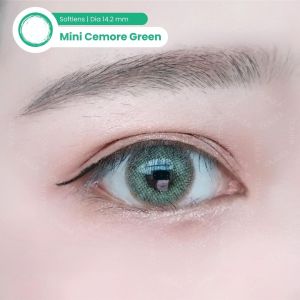 COD SOFTLENS NORMAL MINI CEMORE GREEN 14.2MM BYPINKIN ORIGINAL