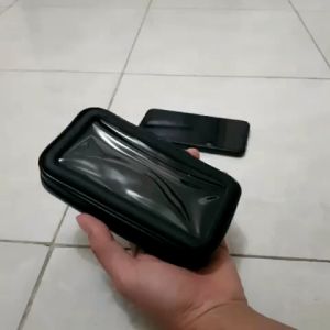 Holder Stang Motor Waterproof: Tempat Penyimpanan Handphone Tas HP Cover HP Motor Sarung HP Holder HP Stang Motor Ojol Anti Air Sarung HP Anti Air