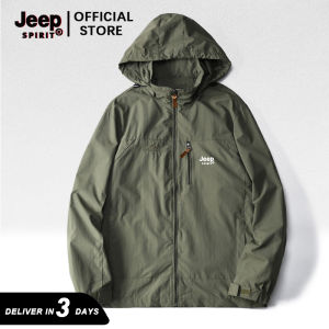 Jeep Spirit Windbreaker Jacket for Men Waterproof Hiking Motorcycle Cycling Bomber Jackets