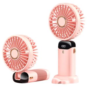 🔥SG Ship In 12 Hour🔥 120-Speed Handheld Fan Mini Portable Hand Fan Strong Wind 15000mAh USB Rechargeable Fan Powerful Small Pocket Fan Table Fan Desktop Fan Electric Fan Travel/Outdoor 手持风扇 手拿风扇 小风扇