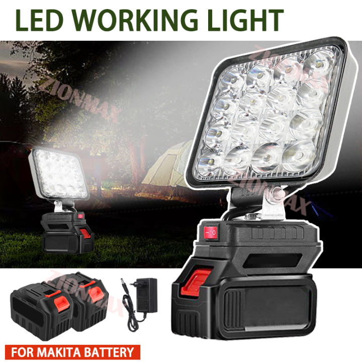 LED Lampu Emergency Lampu Cordlessl Antarmuka Baterai Makita LED Work