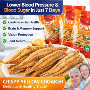 Crispy Yellow Croaker Crisp High-Protein Ready-To-Eat Deep-Sea Fish Crisps Healthy Seafood Snacks Small Yellow Fish Dry