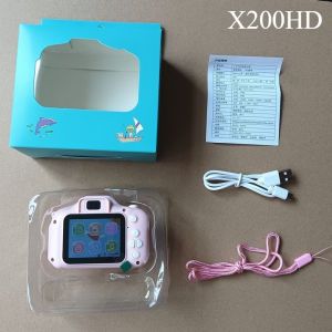 Mini X2 Kids Camera Toy Portable Digital HD Recording Video/Selfie Function Cameras for Toddler