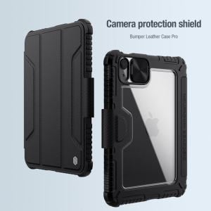 Bao da chống sốc có nắp trượt bảo vệ camera Nillkin Bumper Leather Pro cho Apple iPad Mini 6