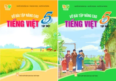 Sách - Combo Vở bài tập nâng cao Tiếng Việt lớp 5 Tập 1+2