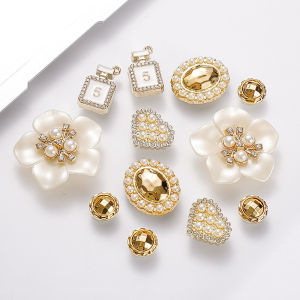 Crystal Drill Shoe Charm Button for DIY Jewelry Flower Personal Clog Shoe Decoration Accessories Summer