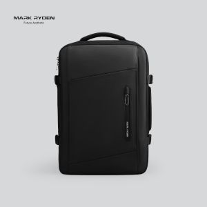 Mark Ryden Airback Backpack for Travel Vacuum Seal Luggage Backpack with Pump Business Large Capacity School Bag Laptop Backpack