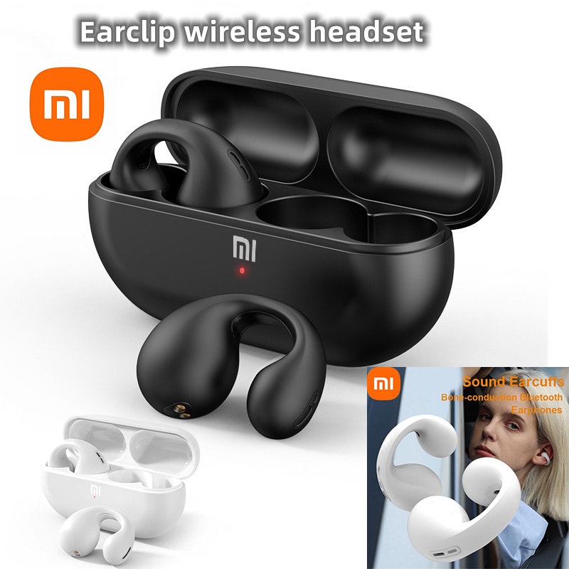 Xiaomi Sound Earcuffs Trådlösa Bluetooth-hörlurar Örhänge TWS Ear Hook Hörlurar Vattentäta sporthörlurar Headset med mikrofon_voghion.com