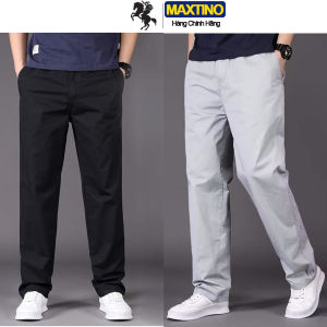 Combo 2 quần kaki nam MAXTINO dáng suông dây rút cạp chun