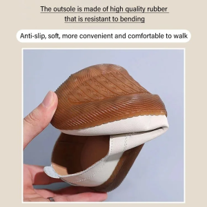 Soft Bottom Hollow Casual Loafers for Spring Summer Middle-aged Women Stylish Trendy Slip-resistant Durable