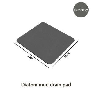 Diatom Mud Absorbent Mat Bathroom Mat Household Double-sided Non-slip Absorbent Quick Dry硅藻泥吸水垫浴室脚垫