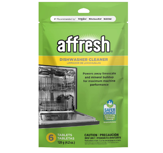 Affresh Dishwasher Cleaner, 6 Tablets Formulated to Clean Inside All