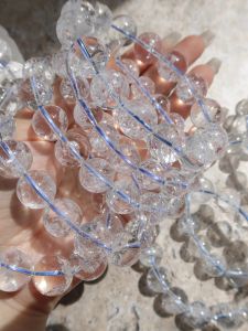 Montagne Jewelry Natural Quartz White Asestelle Crystal Bracelet Fine Naturally Brilliant White Crystal Jewelry for Gift