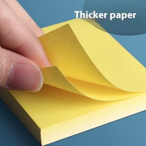 QIHUISHI ชุดกระดาษโน้ตกระดาษโน้ตหัวกาวบ้านสำนักงานบันทึกโพสต์อิทปฏิบัติ