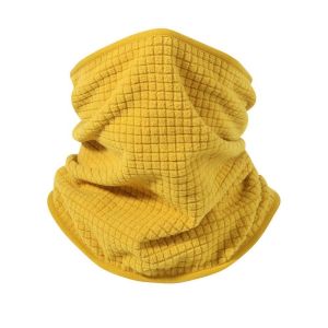 SIRENXI Đã được làm dày Khăn giữ ấm cổ Thoáng khí Vải nỉ mềm mại Khẩu trang Khăn quàng cổ chống gió Chống bụi Khăn choàng lông cừu Đạp xe ngoài trời
