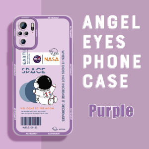 เคสโทรศัพท์มือถือสำหรับ Xiaomi Redmi Note 10 /Redmi Note 10 5G /Redmi Note 10S /Redmi Note 10 Pro เคสโทรศัพท์สำหรับชายหญิงการ์ตูน NASA นักบินอวกาศปลอกกันกระแทกแบบนุ่ม