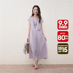 Giordano Women Women Raglan Sleeve Dress Free Shipping 18466809