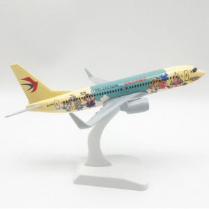 โมเดลเครื่องบินคุณภาพสูงลายดิสนีย์ดัฟฟี่ของสายการบิน China Eastern Airlines รุ่น Boeing 737-800 ขนาด 20 ซม.