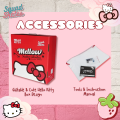 Squad Skates x Sanrio Hello Kitty Mellow Roller Skates for Kids Teens Adults LED Light Wheels (F-675S) EU34 to EU43-Black. 