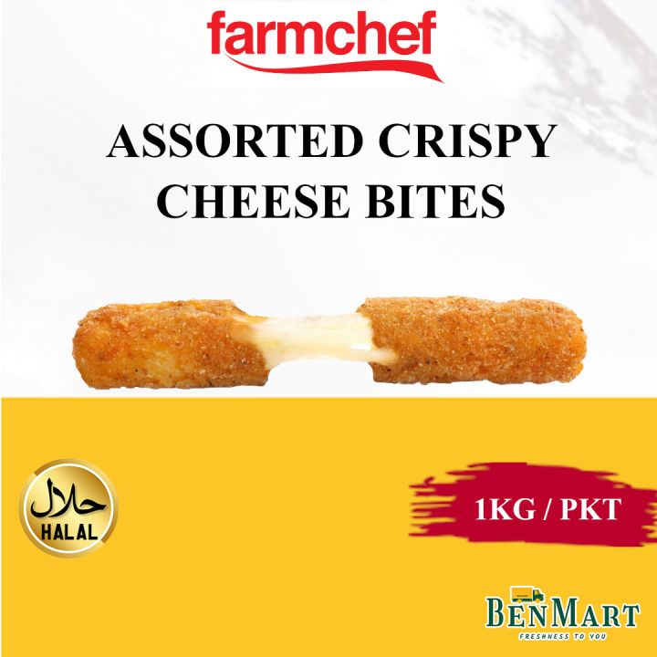 [BenMart Frozen] Farmchef Assorted Crispy Cheese Bites 1kg - Halal ...