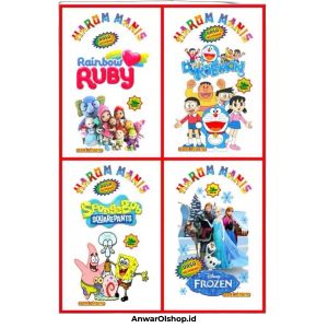 Plastik Harum Manis 1 Pack 4 Gambar isi 100 Pcs / Plastik Harum Manis Serma