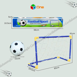 Mainan Anak Gawang Sepak Bola dan Ring Basket Sport 2in1 Besar Footbal basket Soccer & Football
