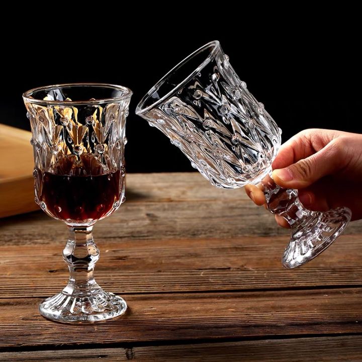 Crystal deals goblet glasses