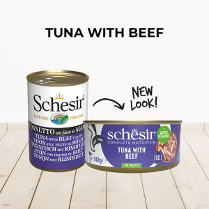 Schesir Cat Can In Jelly / Water 140g | 100% Natural Real Meat & Hydration Recipes - 7 Flavours