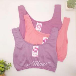 3 PCS Miniset anak remaja polos ABG Usia 6-14 tahun / Tanktop Bra anak perempuan SD sampai SMP