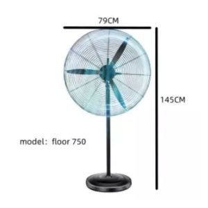 30 inch Industrial Fan Floor Stand Fan Powerful Wind High Power Fan Floor Fan Household Powerful Motor Fan Industrial Fan【24h Delivery】