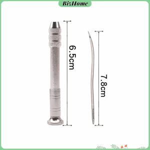 BizHome DIY ชุดเครื่องมือเข็มเย็บหนัง อเนกประสงค์ เข็มเปลี่ยนได้ Leather Sewing Awl