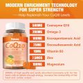 2 Packs 500MG CoQ10 Supplement Gummies,-3, Magnesium, Vitamin B3, Zinc, Ultra High Absorption Provides Healthy Support for Heart, Cell Energy＆ Antioxidants, Vegan, Non-GMO, 120Cts. 