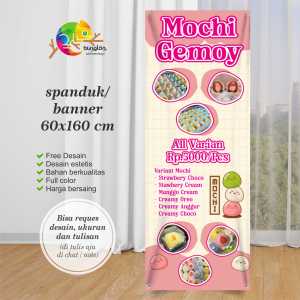 Cetak Spanduk Banner Mochi Gemoy