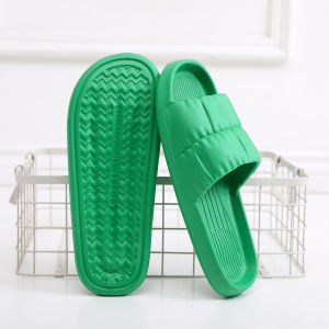 [Free Shipping] WomenS Summer Pleated Slippers Suitable For Home Use Bathroom And Showering Non-Slip Thick-Soled And Designed For Couples