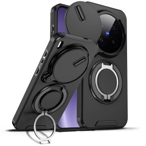 Slide Camera Lens Protect Armor Case For Vivo X300 Pro X300 Ultra X300 5G For Magsafe Magne Ring Wireless Charging Cover