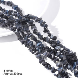 ใหม่80เซนติเมตร/16 "4-9มิลลิเมตรผิดปกติแมวตาชิปกรวดลูกปัดหินธรรมชาติลูกปัดสำหรับ DIY สร้อยคอสร้อยข้อมือเครื่องประดับทำ