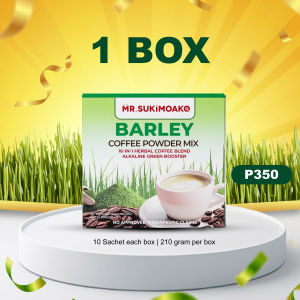 1 BOX MRSUKIMOAKO BARLEY COFFEE POWDER MIX 16-IN-1 HERBAL COFFEE BLEND