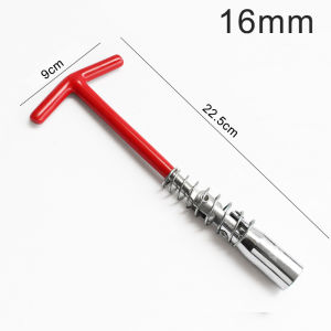 AUTOFun  kunci pas soket Alat Pelepas Busi T-Handle 16/21mm