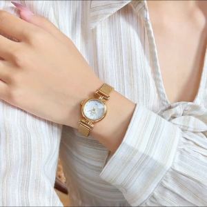Fatelove Watch For Women Waterproof Original 2026 New Sale Casual Elegant  Diamond Dial Luxury Gold Stainless Steel Ladies Watch