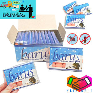 Klik-Beli Kamper Barus Anti Pengusir Tikus Kecoa Kapur 45gr Pembasmi Serangga Isi 12 Pcs